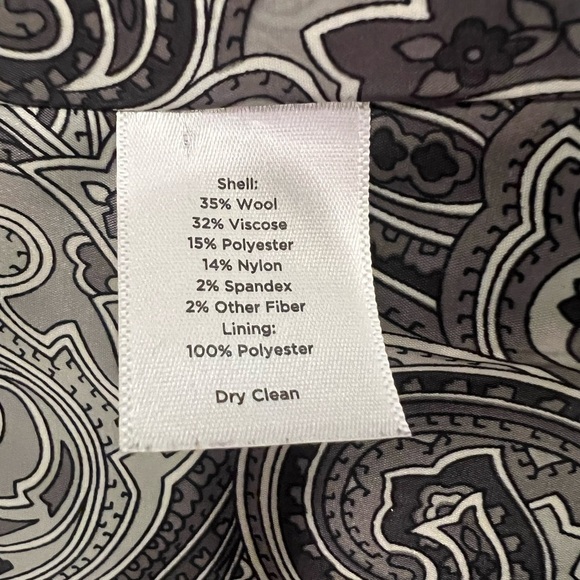 TALBOTS women gray blazer /size 8 - Picture 11 of 16